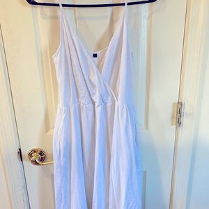 White cotton summer dress